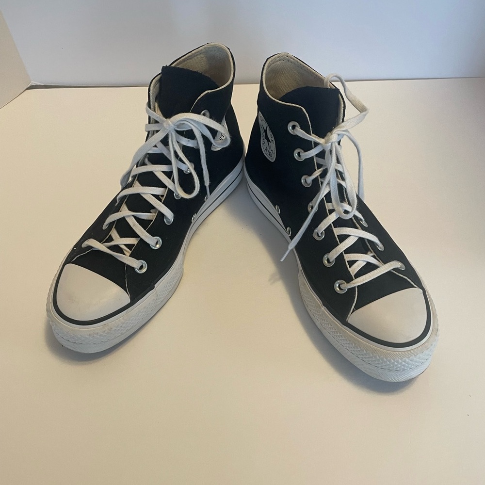 Converse Black All Star High-Top Sneakers Size W8